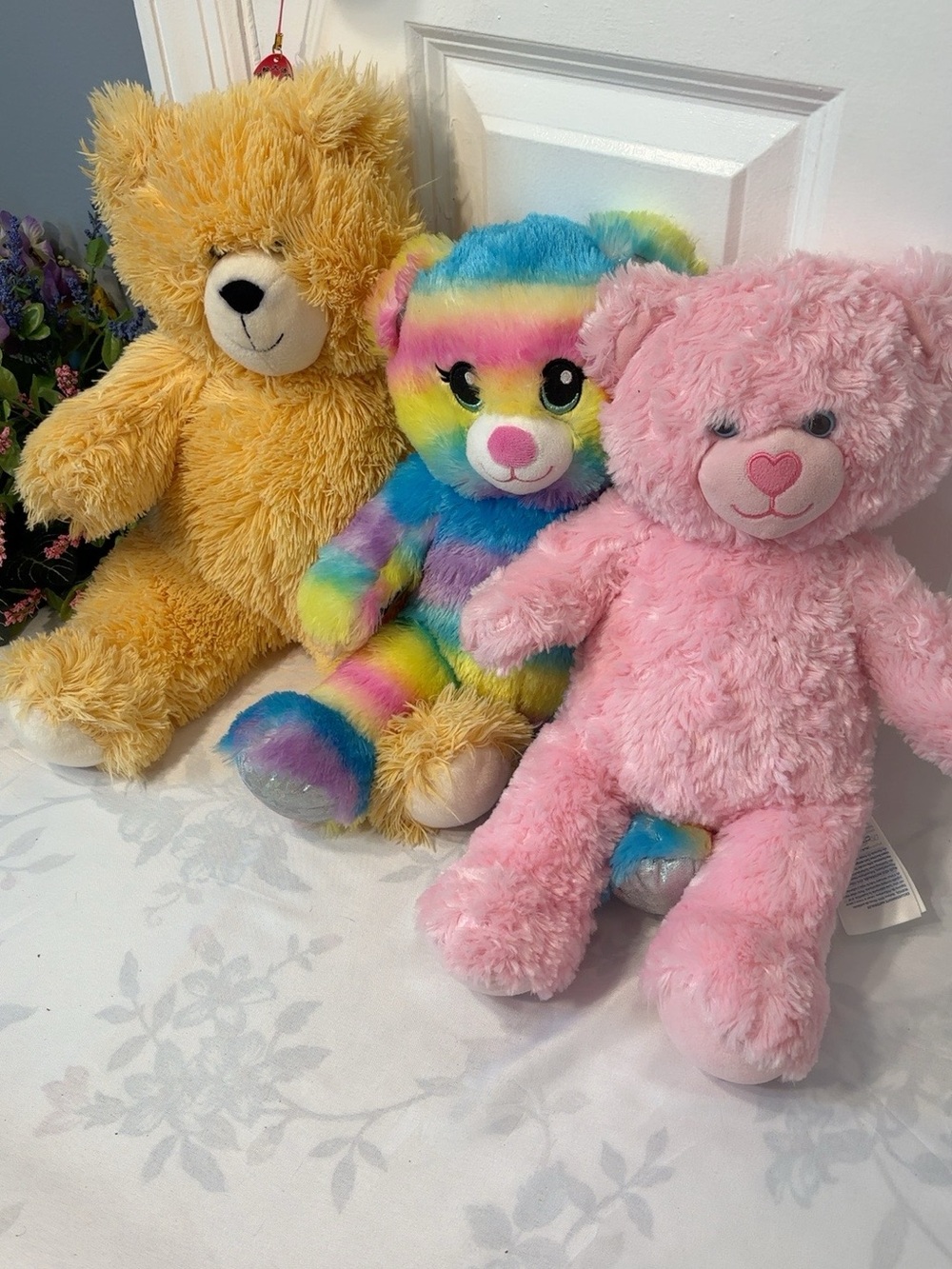 3 Teddy Bear Plush Bundle – Build-A-Bear & Vermont Teddy Bear – Large
